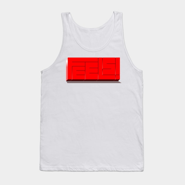 3D Feels Tank Top by DavidASmith